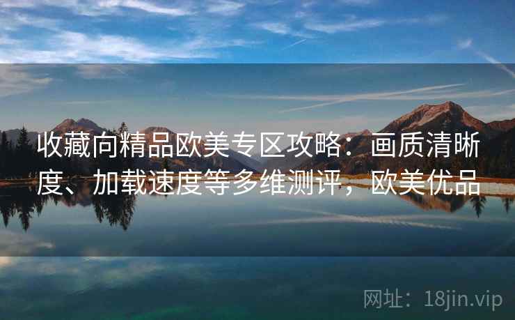 收藏向精品欧美专区攻略：画质清晰度、加载速度等多维测评，欧美优品