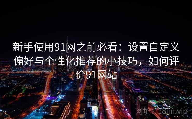 新手使用91网之前必看：设置自定义偏好与个性化推荐的小技巧，如何评价91网站