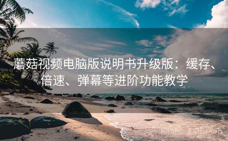 蘑菇视频电脑版说明书升级版：缓存、倍速、弹幕等进阶功能教学