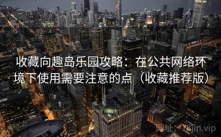 收藏向趣岛乐园攻略:在公共网络环境下使用需要注意的点(收藏推荐版) 收藏向趣岛乐园攻略:在公共网络环境下使用需要注意的点(收藏推荐版)